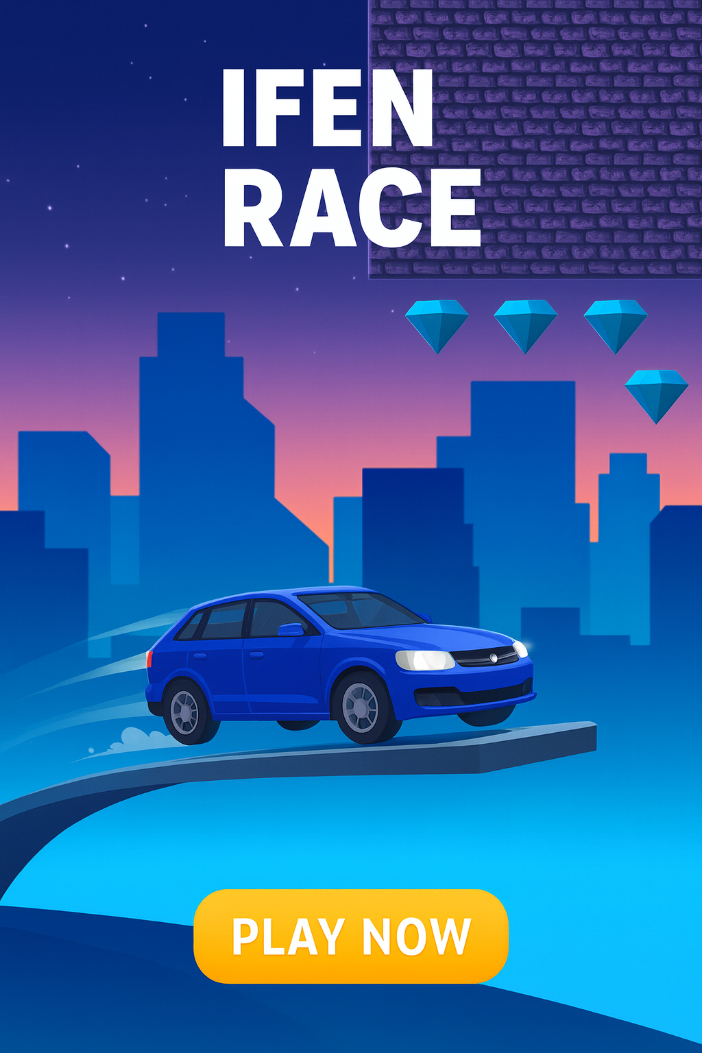 IFEN RACE neurofeedback game in 2D