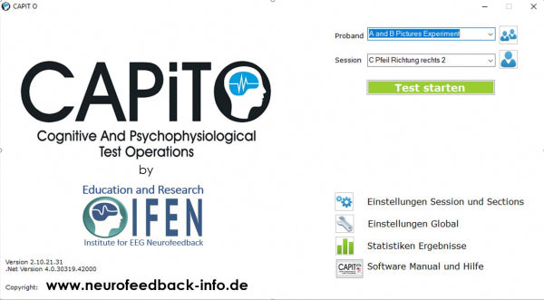 IFEN ERP-Set: Ereignis-Korrelierte Potentiale für Brainmaster Atlantis und Discovery