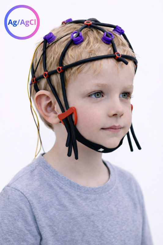 Shop Launch Angebot: Free-Cap Peak Performance – 4-Kanal EEG/QEEG Haube, semitrocken, Ag/AgCl