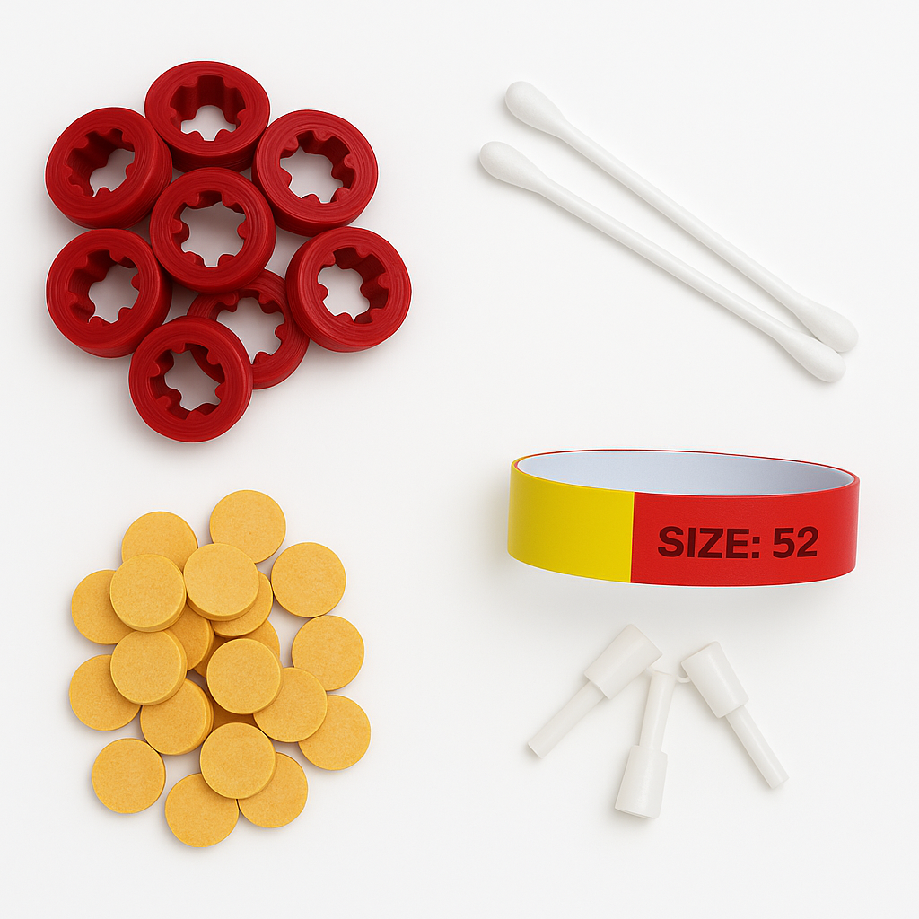 Comby Cap EEG caps - electrodes made of sintered silver chloride