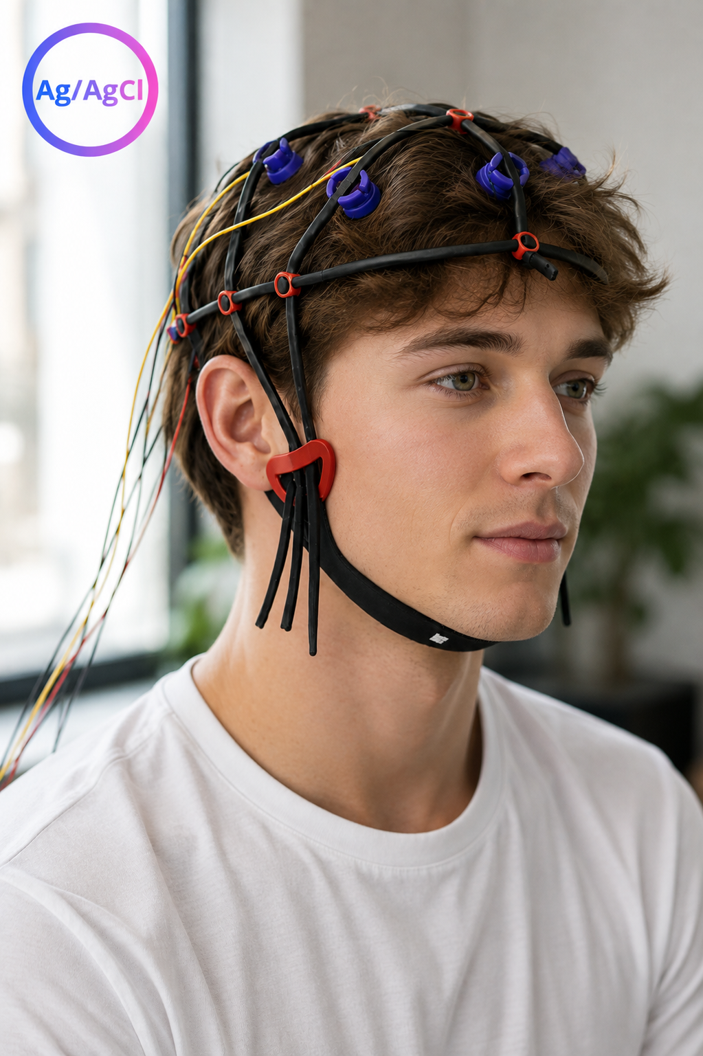 Free-Cap – 2-Kanal EEG/QEEG Haube, semitrocken, Ag/AgCl
