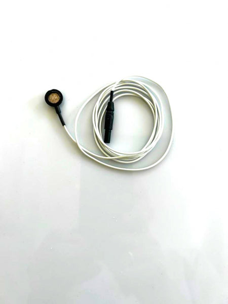 1x Electrode EEG - sintered silver chloride Ag-AgCl 10 mm with plastic rim