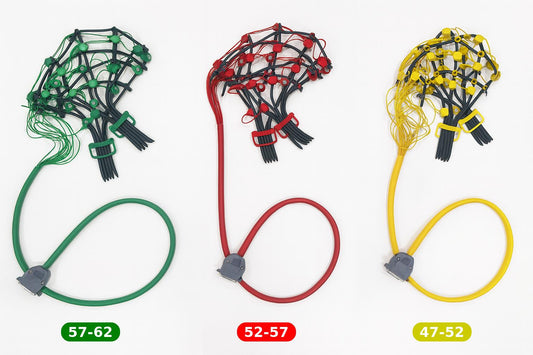 Comby Cap EEG caps - electrodes made of sintered silver chloride