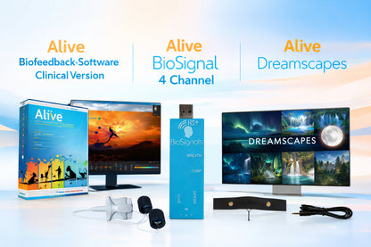 BioSignals HS+ Biofeedback System: inkl. Alive Pioneer und Dreamscapes Software