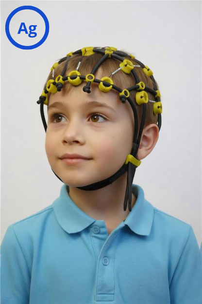 Free-Cap Peak Performance – 19-Kanal EEG/QEEG Haube, semitrocken, Ag