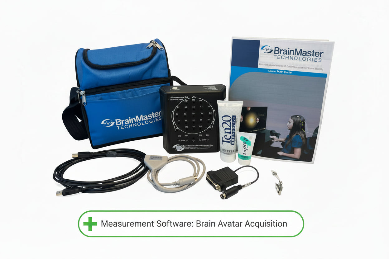 Discovery 24 EEG-/QEEG-Gerät mit 19 Kanälen und BrainAvatar 4.0 Acquisition (inkl. integriertem Impedanzmesser)