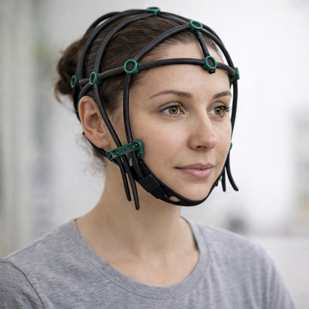 Standard EEG-Netzhaube / EEG Kappe 5 Schnüre (ohne Elektroden, Halterungen, Kinnriemen)