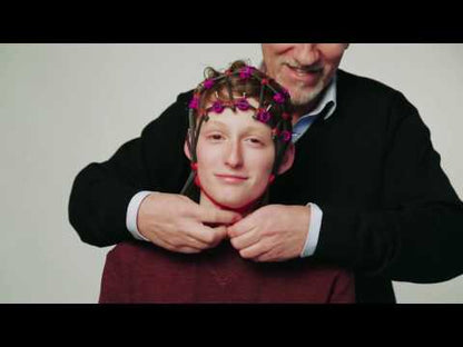 Free-Cap Peak Performance – 19-Kanal EEG/QEEG Haube, semitrocken, Ag